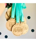Medalla alumnos fin de curso con nombres, medallas personalizadas, medallas graduación niños personalizada, Alegría Estudio