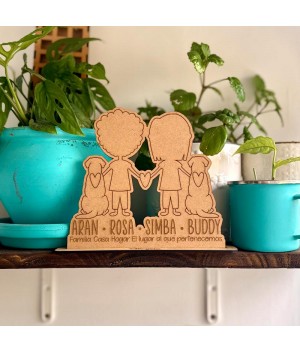 PLACA PERSONALIZADA AMOR