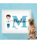 Lámina Personalizada Kids, regalos para niños, decoración intantil, Alegría Estudio