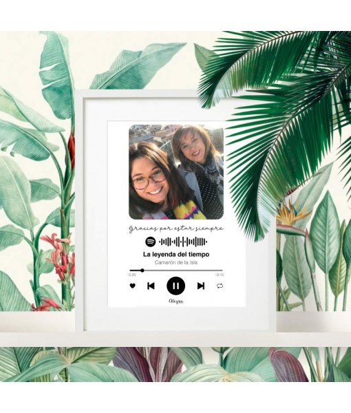 Placa Spotify led base redonda – Las Cosas de Gina