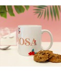 Taza Personalizada Flores, regalos baratos, taza regalo, Alegría Estudio