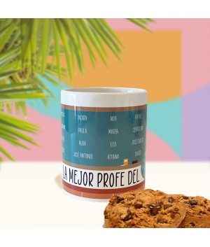 Taza Personalizada Profe, tazas profesores, regalos profesores, Alegría Estudio