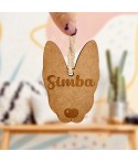 Llavero Personalizado Perrito, llaveros de madera, regalos originales, Alegría Estudio