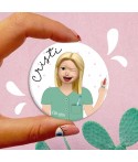 Chapas Personalizadas para Sanitarios, regalos personalizados, regalos baratos, Alegría Estudio