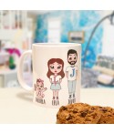 Taza Personalizada Familia, tazas originales, regalos personalizados, Alegría Estudio