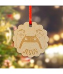 Adorno Navidad Gamer, adorno de navidad personalizado, adorno navidad ps5, adorno navidad mando, Alegría Estudio