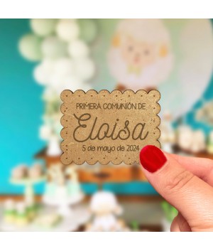 Recuerdo Comunión, Detalle Recordatorio Galleta, detalles originales comunion, Alegría Estudio