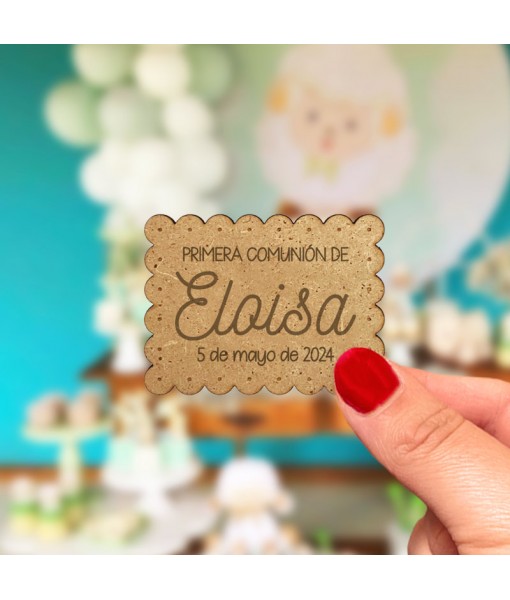 Recuerdo Comunión, Detalle Recordatorio Galleta, detalles originales comunion, Alegría Estudio