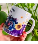 Taza Personalizada Primavera, taza profe, regalo fin de curso, Alegría Estudio