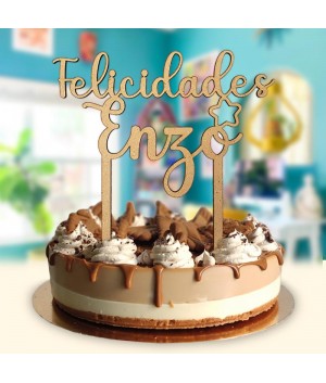 CAKE TOPPER PERSONALIZADO