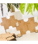 Meseros Boda Puzzle, números boda madera, numeros de mesa para bodas, Alegría Estudio