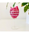 Copa de Vino Personalizada, copa con frase, copa personalizada, Alegría Estudio