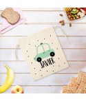 Bolsa de Desayuno Coche, bolsa escuela infantil, bolsa de merienda, Alegría Estudio