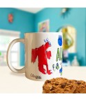 Taza personalizada con sus dibujos, taza con dibujos de tus hijos, taza huellas niños, Alegría Estudio