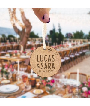 Llavero de Madera Personalizado, llaveros originales comunion, detalles invitados comunión, Alegría Estudio